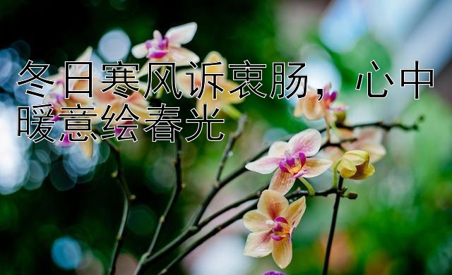 冬日寒风诉衷肠，心中暖意绘春光